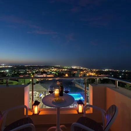 Luxury Rhodes Villa Aegean Blue Sea View Private Pool 4 Bdr Koskinou Koskinou (Rhodes)