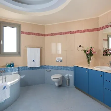 Luxury Rhodes Villa Aegean Blue Sea View Private Pool 4 Bdr Koskinou