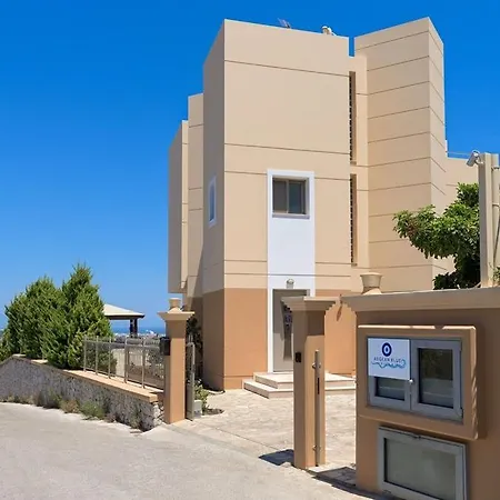 Villa Luxury Rhodes Villa Aegean Blue Sea View Private Pool 4 Bdr Koskinou