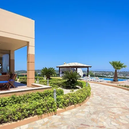 Villa Luxury Rhodes Villa Aegean Blue Sea View Private Pool 4 Bdr Koskinou