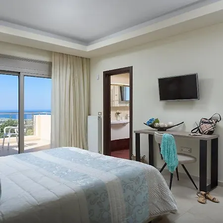 Luxury Rhodes Villa Aegean Blue Sea View Private Pool 4 Bdr Koskinou Villa Koskinou (Rhodes)