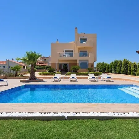Luxury Rhodes Villa Aegean Blue Sea View Private Pool 4 Bdr Koskinou *