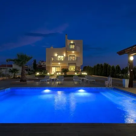 Luxury Rhodes Villa Aegean Blue Sea View Private Pool 4 Bdr Koskinou Villa Koskinou (Rhodes)