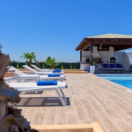 Luxury Rhodes Villa Aegean Blue Sea View Private Pool 4 Bdr Koskinou * Koskinou (Rhodes)
