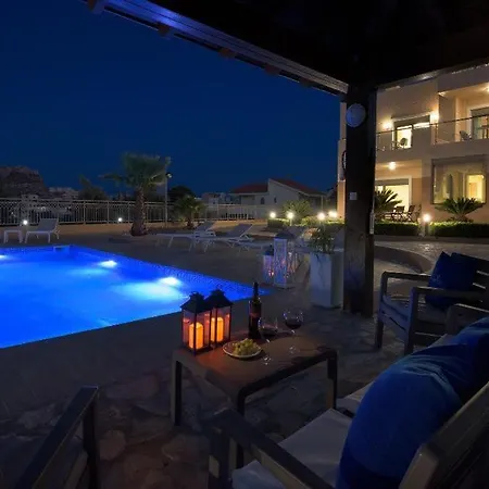 Luxury Rhodes Villa Aegean Blue Sea View Private Pool 4 Bdr Koskinou Koskinou (Rhodes)